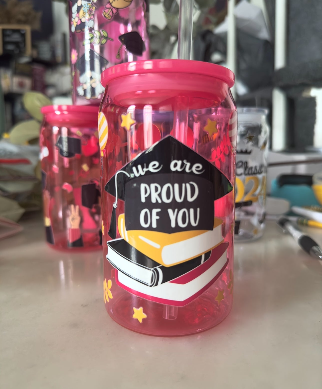 Graduate - 16oz Acrylic Can- RTS