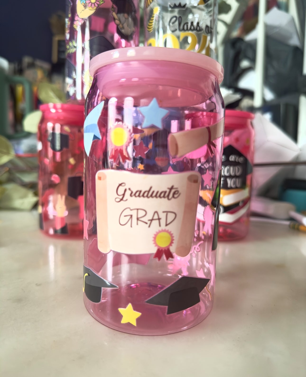 Graduate - 16oz Acrylic Can- RTS