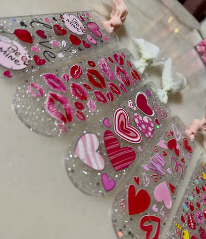 Acrylic Valentine's Bookmarks