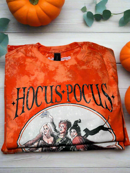 Witches -Orange Bleached - Adult T-Shirt - RTS