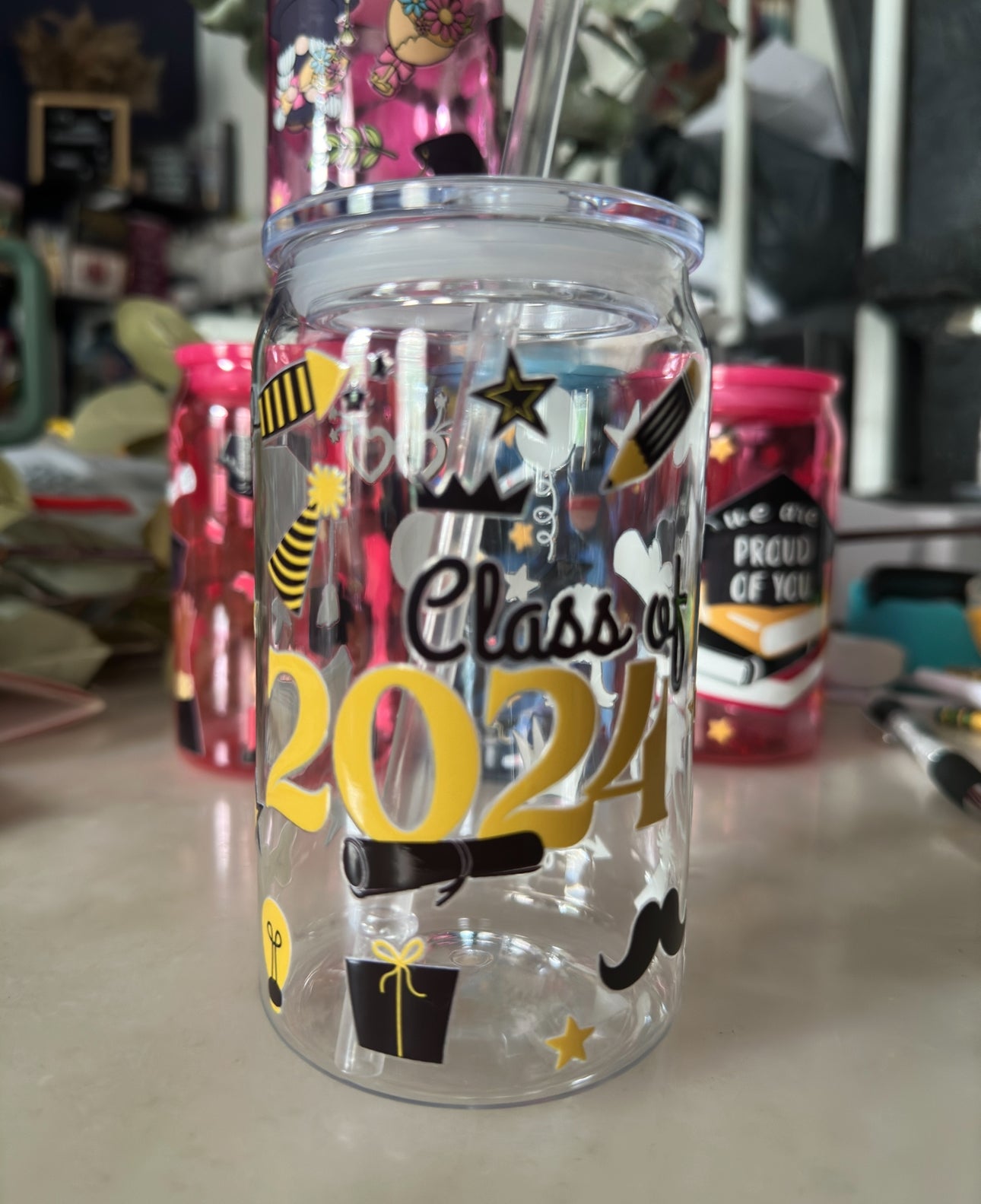 Graduate - 16oz Acrylic Can- RTS