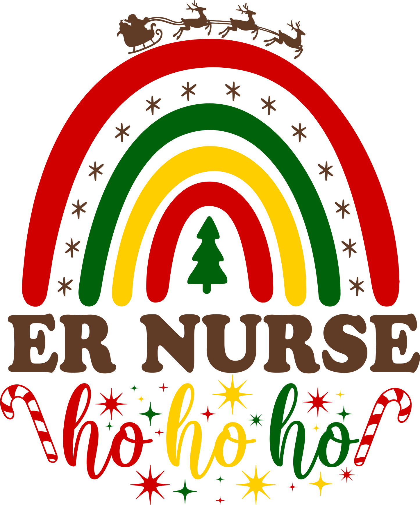 ER Nurse Christmas T-SHIRT - 16 Designs - Unisex