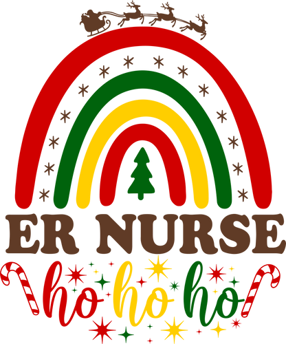 ER Nurse Christmas T-SHIRT - 16 Designs - Unisex