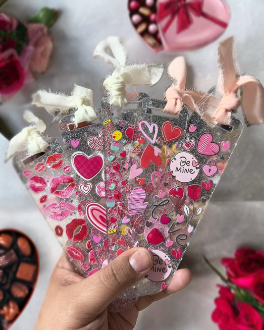 Acrylic Valentine's Bookmarks