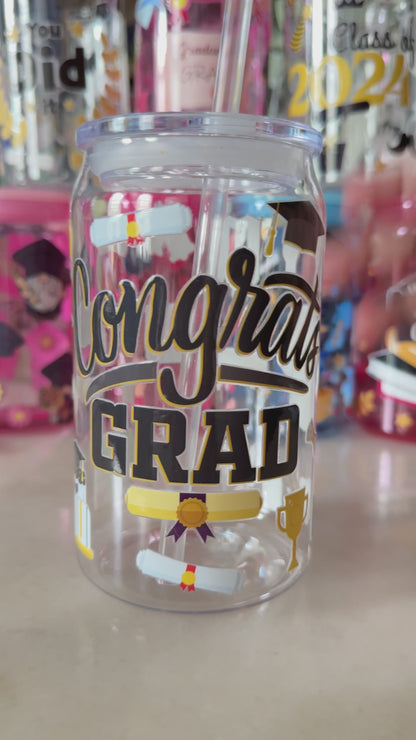 Graduate - 16oz Acrylic Can- RTS