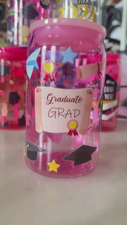 Graduate - 16oz Acrylic Can- RTS